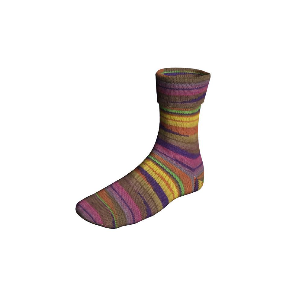 Langyarnssupersoxxcolor plycprint — gemaakt met Lang Yarns Super Soxx Color 4-Fach