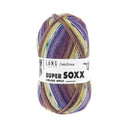 Lang Yarns Super Soxx Color 4-Fach 0543 Paars/Geel 1149 Verjaardagstaart
