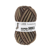 Lang Yarns Super Soxx Color 4-Fach 0550 Bruin/Beige 1150 Sienna
