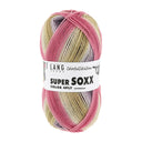 Lang Yarns Super Soxx Color 4-PLY 0509 Olijf/Paars/Roze 1143 Burano