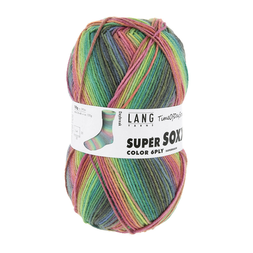 Langyarnssupersoxxcolor ply print — gemaakt met Lang Yarns Super Soxx Color 6-Fach