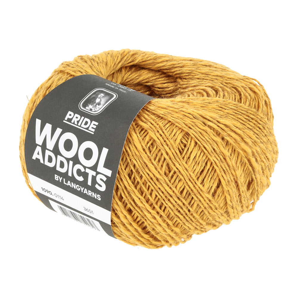 Langyarnspride print — gemaakt met Lang Yarns Wooladdicts Pride