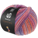 Lana Grossa Meilenweit 100 Cashmere Inverno 122 Fuchsia/Flieder/Orange/Hellblau/Blau/Pflaume/Heidekraut/Lachs