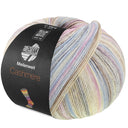 Lana Grossa Meilenweit 100 Cashmere Inverno 126 Hellblau/Flieder/Naturweiß/Hellgrau/Vanille/Grau/Taupe