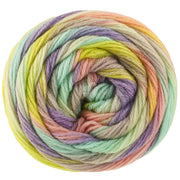 Lana Grossa Meilenweit 100 Fontana 5455 sokkengaren in mintturquoise, lila, roze en meer