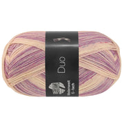 Lana Grossa Meilenweit 6-Fach 150 Duo 9723 Lila/Rosé - bol garen