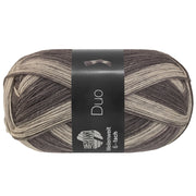 Lana Grossa Meilenweit 6-Fach 150 Duo 9727 Donker-/Lichtgrijs - bol garen