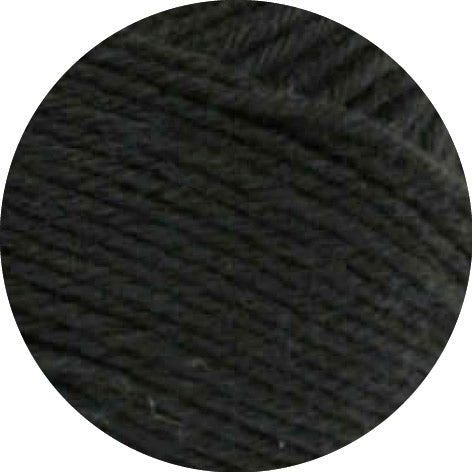 Lana Grossa Meilenweit 6-Fach 150 Unito 8814 Zwart - detail van het garen