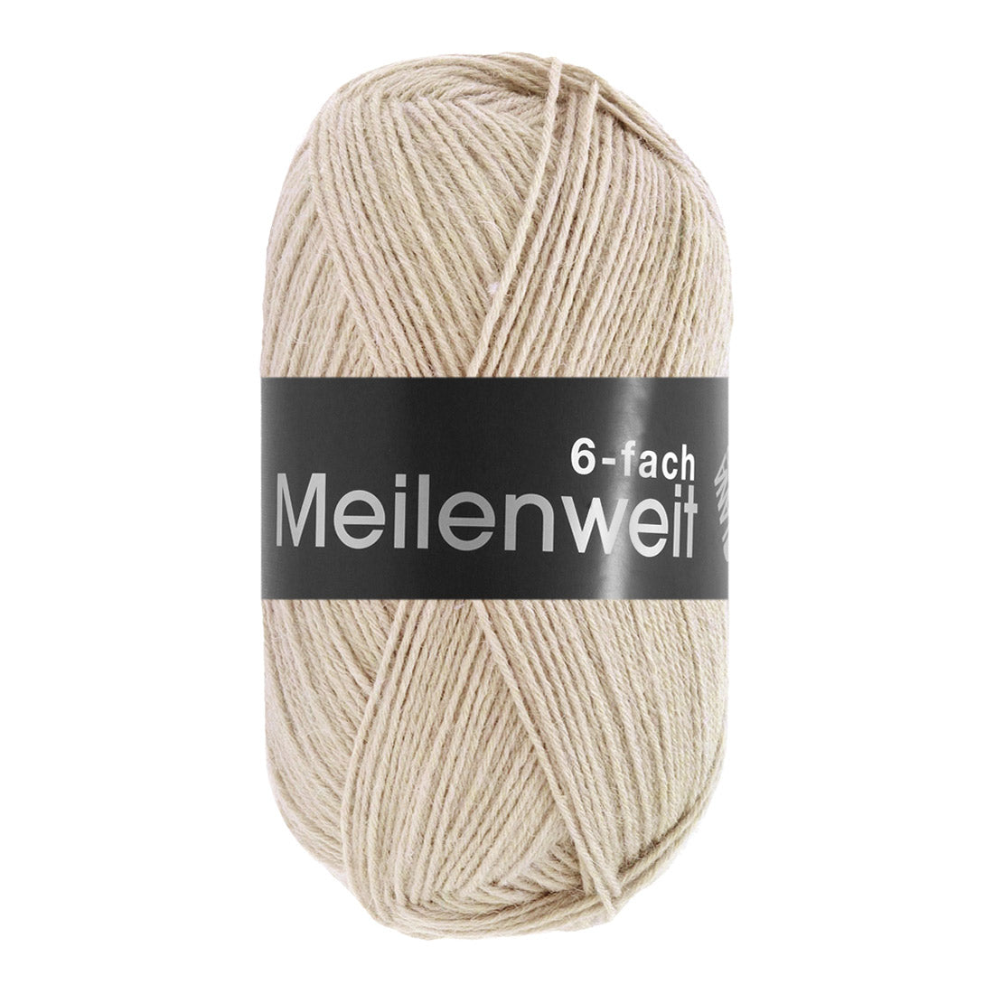 Lana Grossa Meilenweit 6-Fach 150 Unito 9678 Lichtbeige - bol garen
