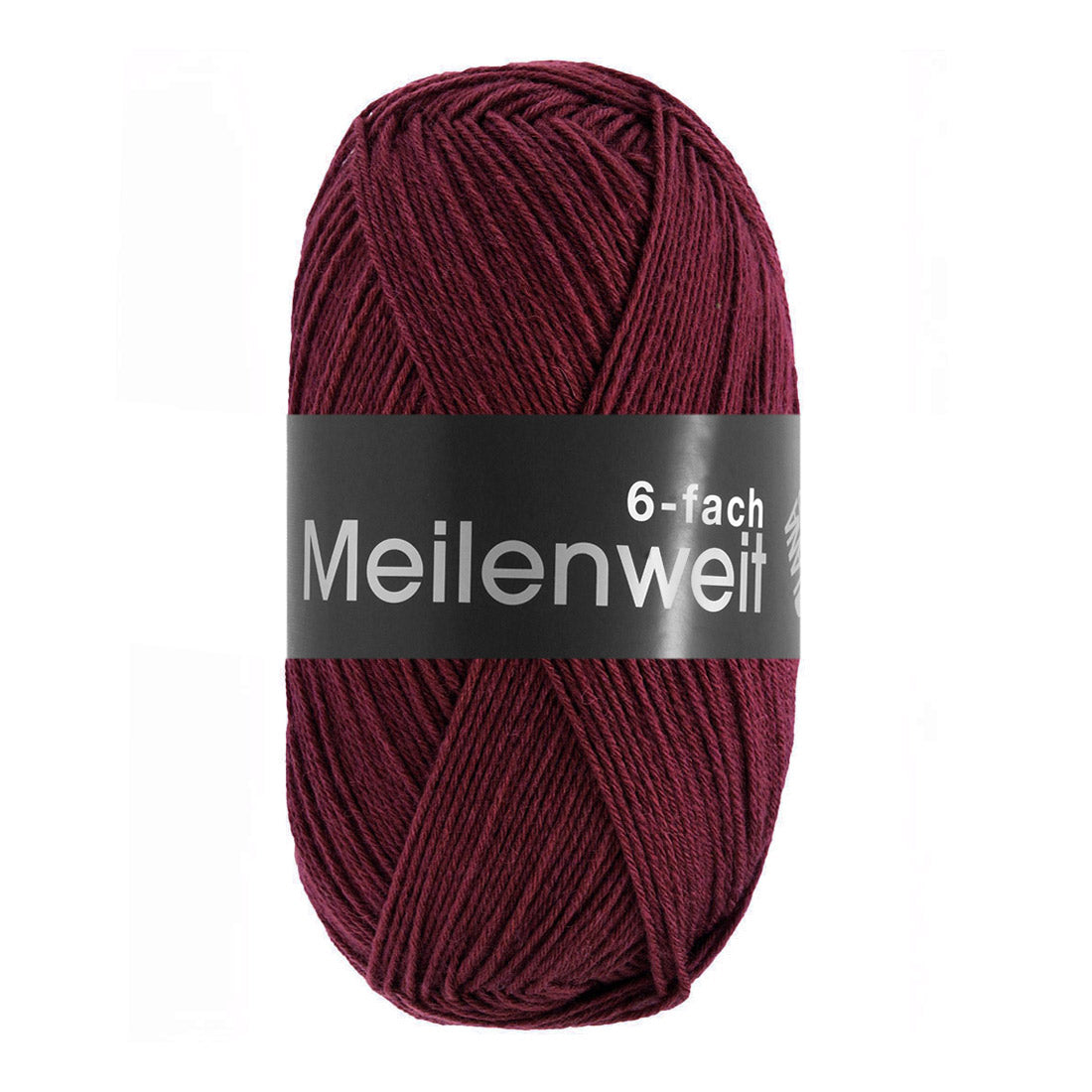 Lana Grossa Meilenweit 6-Fach 150 Unito 9680 Bordeaux - bol garen