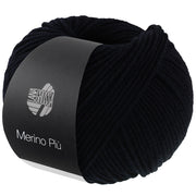 Lana Grossa Merino Piú 019 Zwart - bol garen
