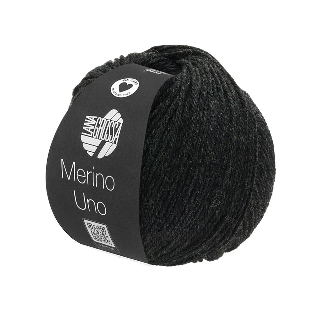 Lana Grossa Merino Uno 012 Antraciet