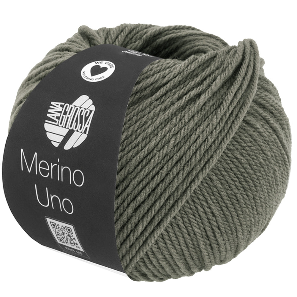 Lana Grossa Merino Uno 092 Grijsgroen