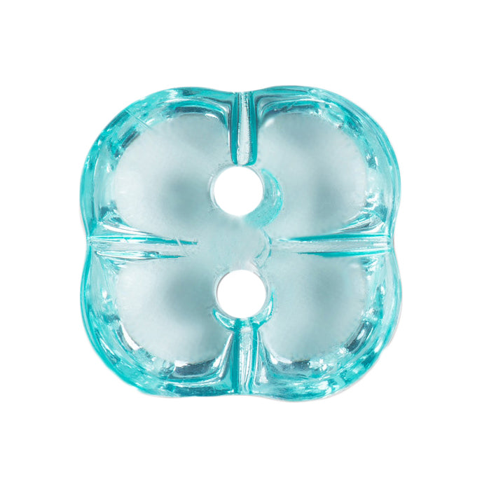 Milward Bloem Knoop Doorschijnend Lichtgroen 15mm (4 stuks) (2)