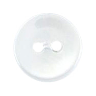 Milward Glans Knoop Wit 11mm (8 stuks) (2)