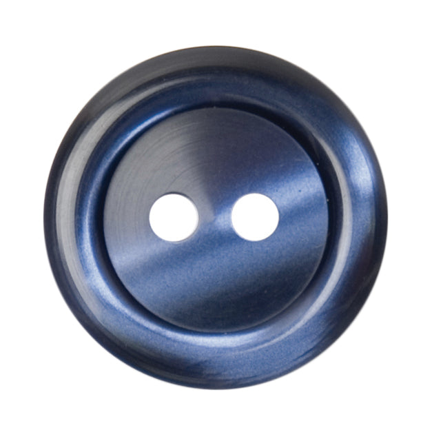 Milward Knoop Donkerblauw Glans Met Opstaande Rand 17mm (5 stuks) (2)