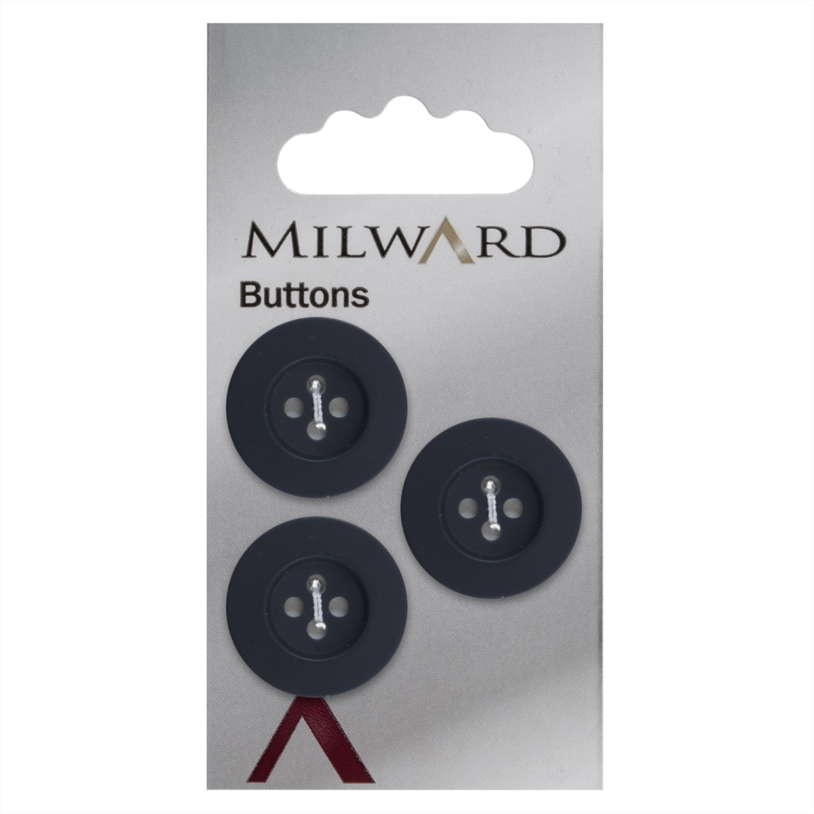 Milward Knoop Donkerblauw Mat 20mm (3 stuks)