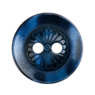 Milward Knoop Donkerblauw Met Bloem 12mm (6 stuks) (2)