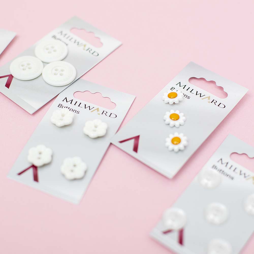 Knopen — gemaakt met Milward Knoop Glans Grijs 15mm (5 stuks)