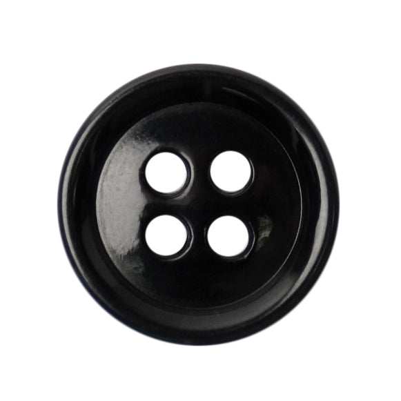 Milward Knoop Glanzend Donkerblauw 14mm (6 stuks) (2)