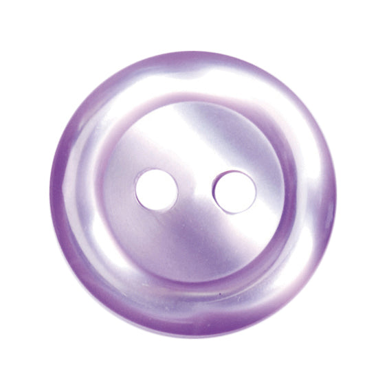 Milward Knoop Lila Glans Met Opstaande Rand 15mm (6 stuks) (2)