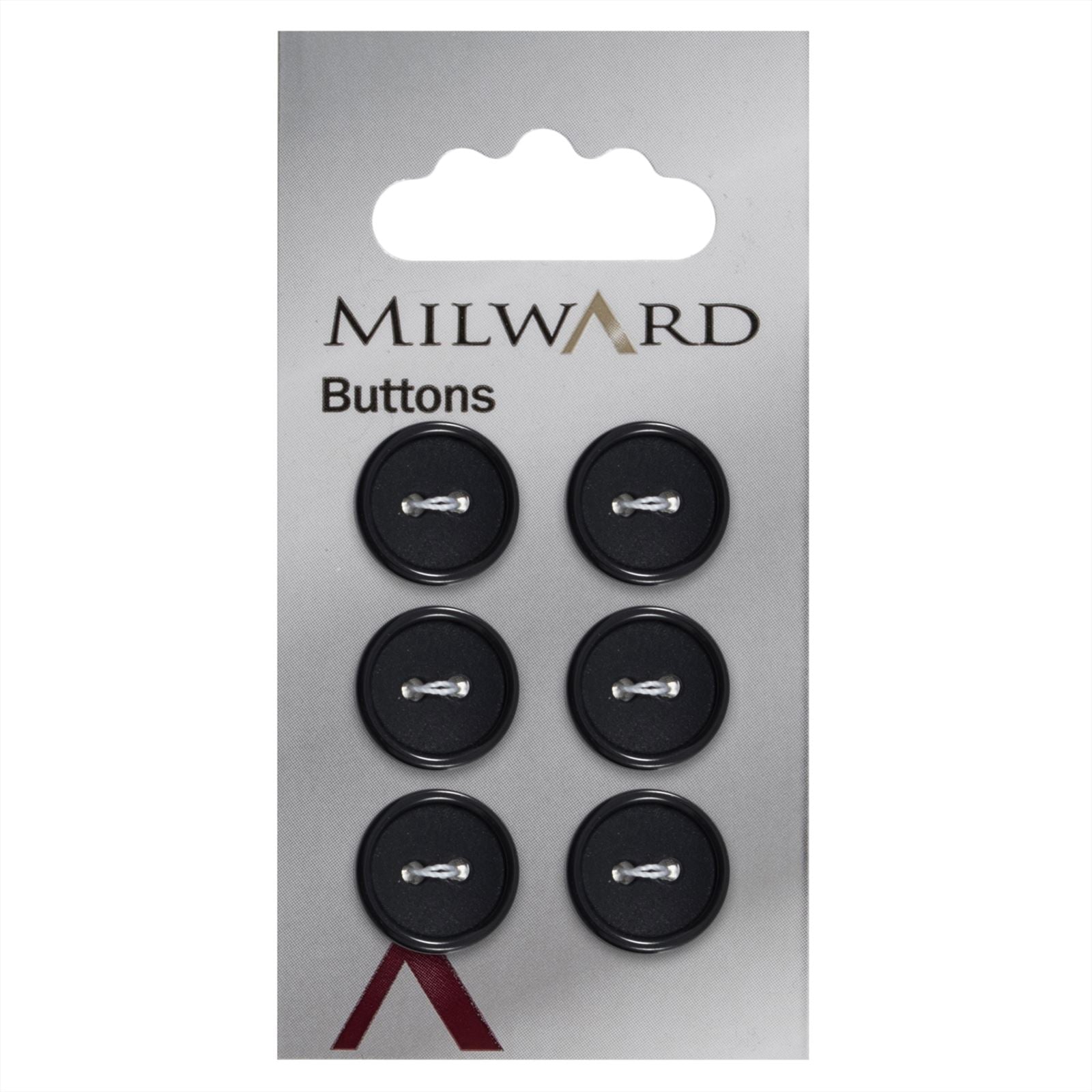 Milward Knoop Mat Donkerblauw 13mm (6 stuks)