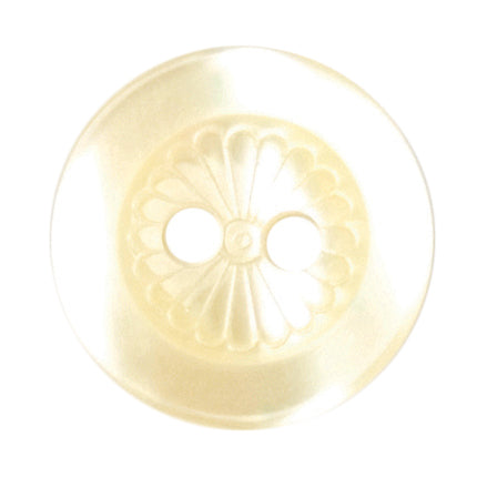 Milward Knoop Met Bloem Zachtgeel 12mm (6 stuks) (2)