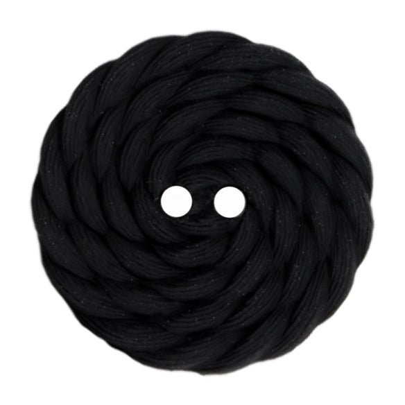 Milward Knoop met Gevlochten Werkje Zwart 27mm (2 stuks) (2)