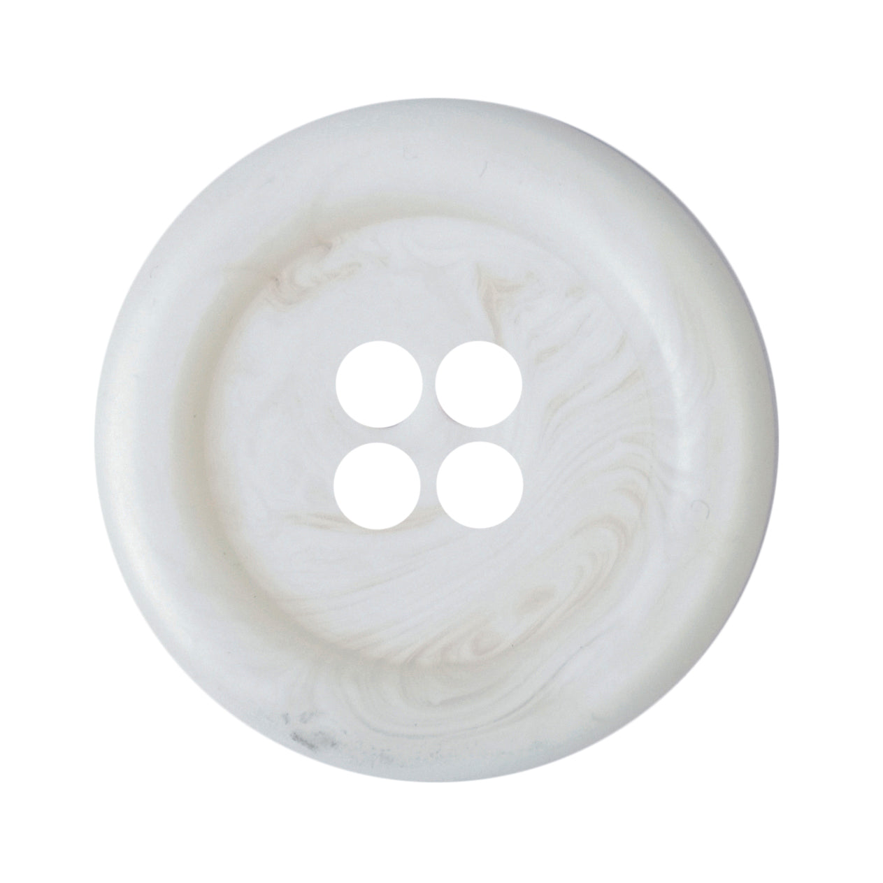 Milward Knoop met Opstaande Rand Wit 17mm (3 stuks) (2)