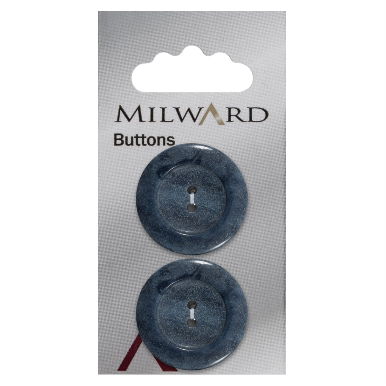 Milward Knoop met Rand Donkerblauw 27mm (2 stuks)