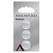 Milward Knoop met Werkje Wit 17mm (3 stuks)