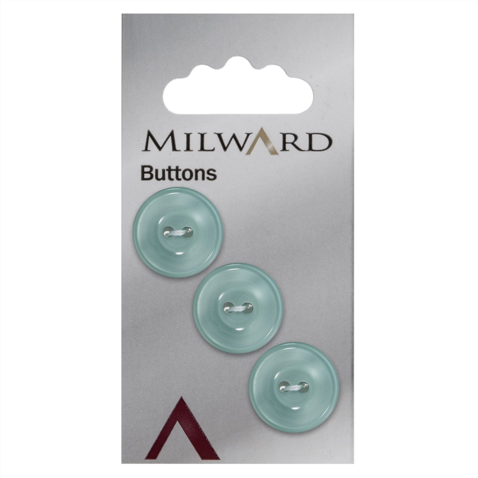 Milward Knoop Parelmoer Lichtgroen 17mm (3 stuks)
