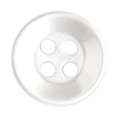 Milward Knoop Parelmoer Wit met Rand 11mm (7 stuks) (2)