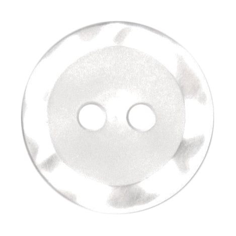 Milward Knoop Wit Met Parelmoer Rand 13mm (6 stuks) (2)