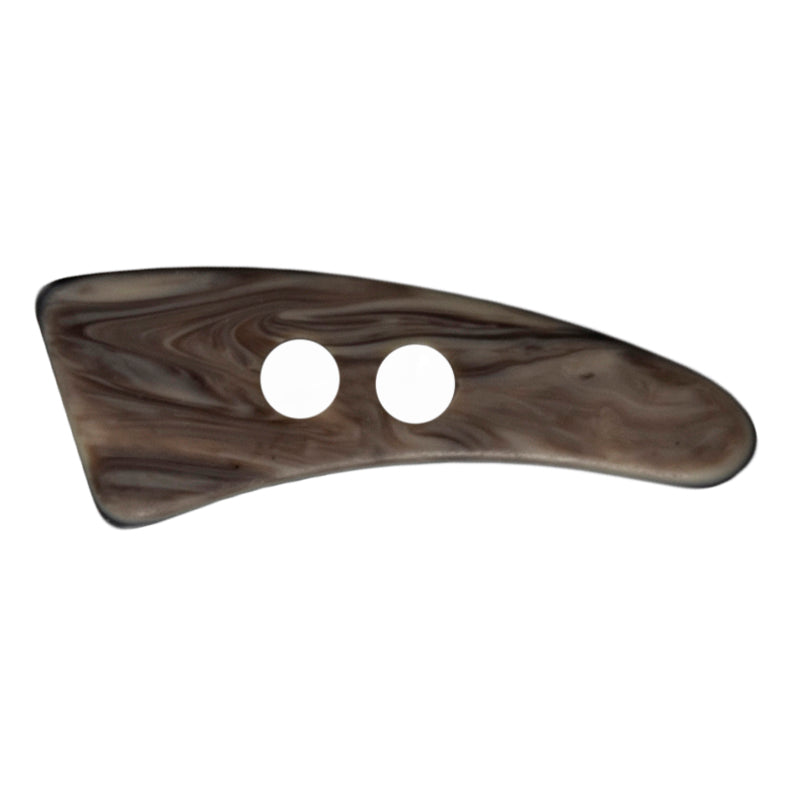 Fntgr zwartwitbeige — gemaakt met Milward Langwerpige Knoop met Bogen Zwart/Wit/Beige 22mm (2 stuks)