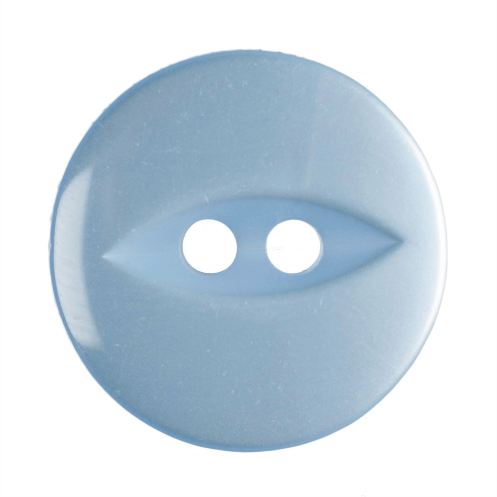 Milward Parelmoer Knoop Lichtblauw 19mm (5 stuks) (2)