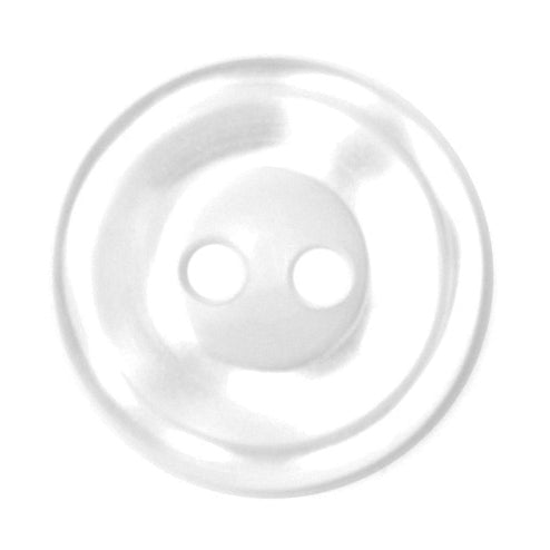 Milward Parelmoer Knoop met Extra Rondje Wit 13mm (6 stuks) (2)