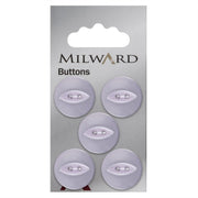 Milward Parelmoer Knoop Paars 19mm (5 stuks)