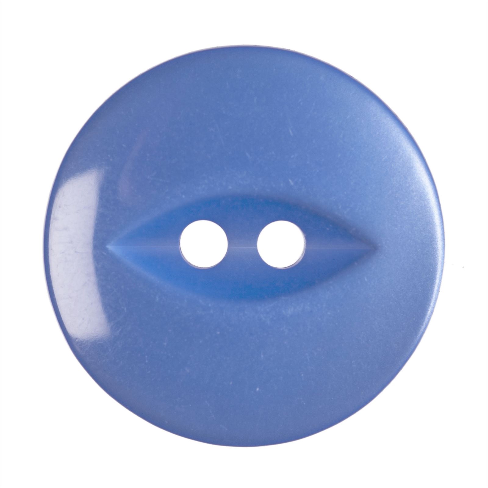 Milward Parelmoer Knoop Rond met Ellips Blauw 16mm (6 stuks) (2)