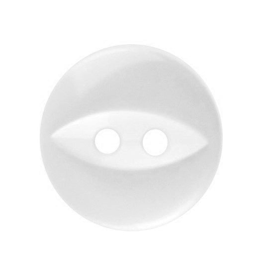 Milward Parelmoer Knoop Rond met Ellips Wit 10mm (10 stuks) (2)