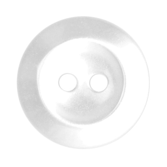 Milward Parelmoer Knoop Wit met Rand 16mm (4 stuks) (2)