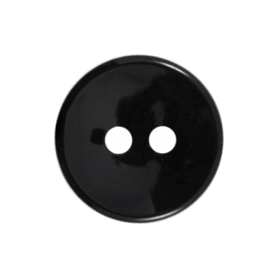 Milward Ronde Glanzende Knoop Zwart 13mm (7 stuks) (2)
