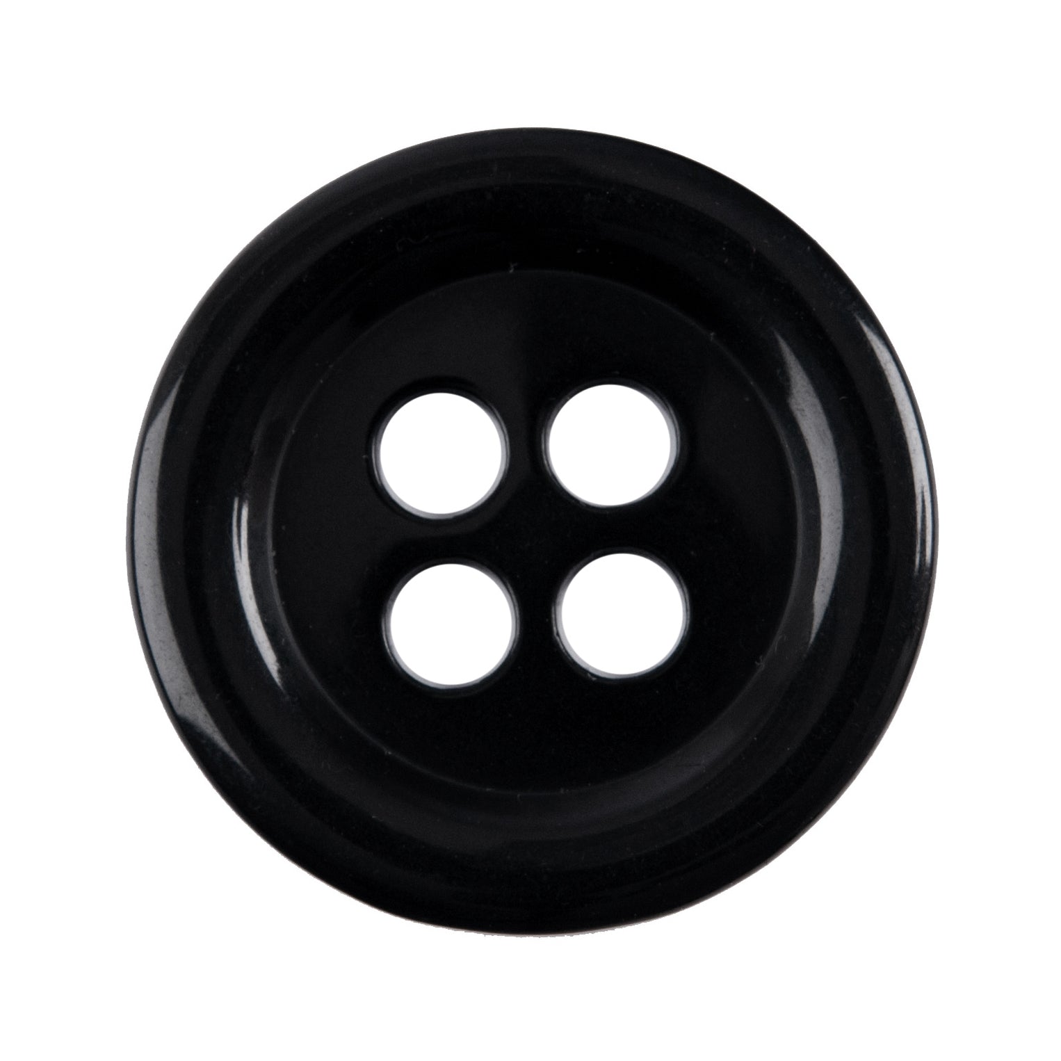 Milward Ronde Zwarte Knoop 22mm (2 stuks) (2)