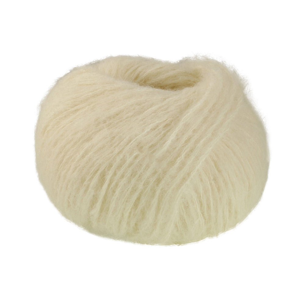 Lana Grossa Mohair Di Gio 0009 Ruw Wit