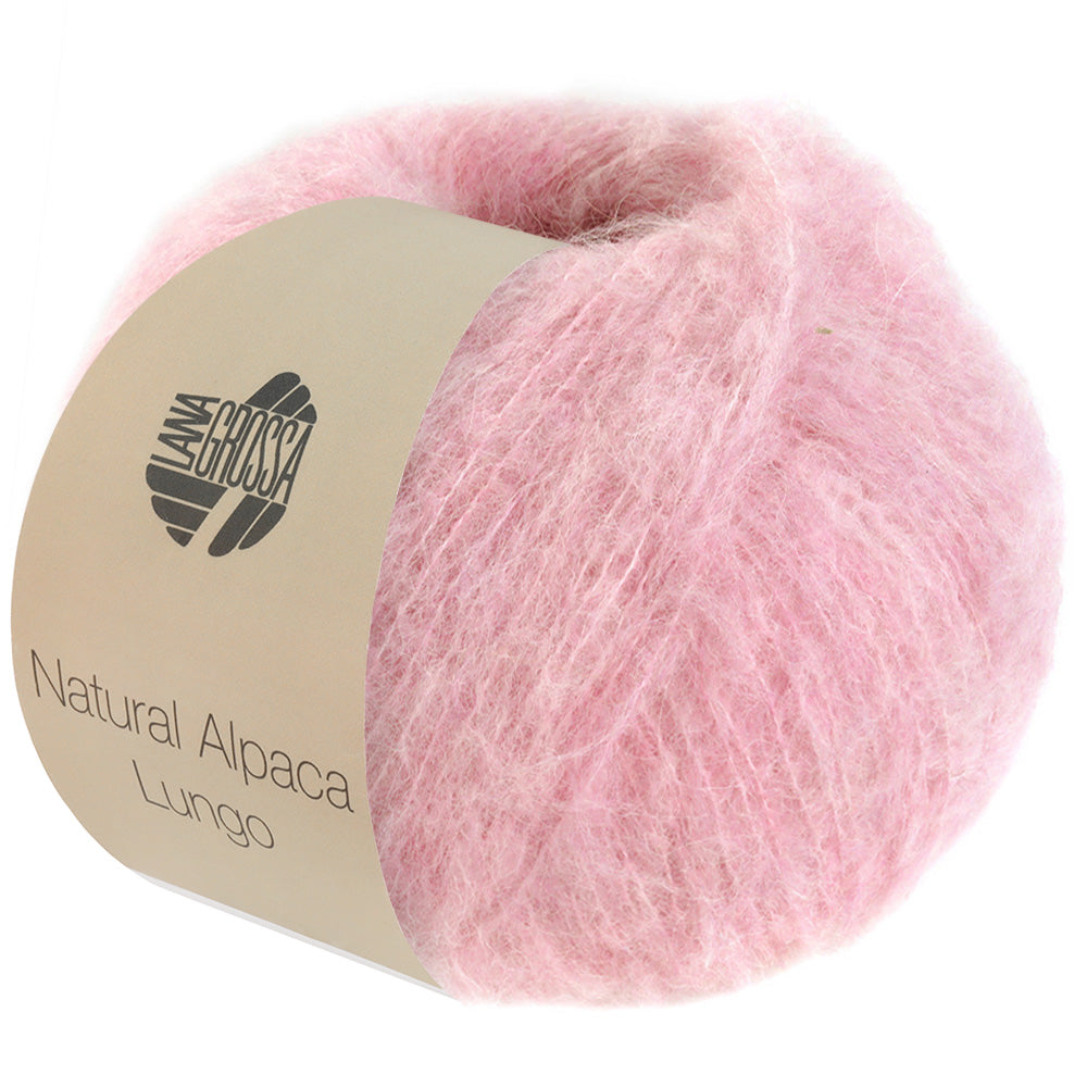 Lana Grossa Natural Alpaca Lungo 014 Roze