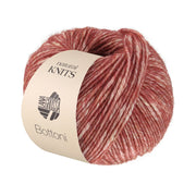 Lana Grossa Bottoni 015 Donkerrood/Crème