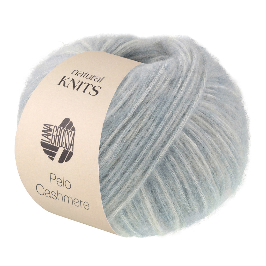 Lana Grossa Pelo Cashmere 011 Hellblau/Creme