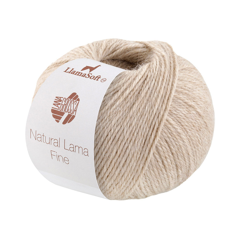 Lana Grossa Natural Lama Fine 110 Licht Beige