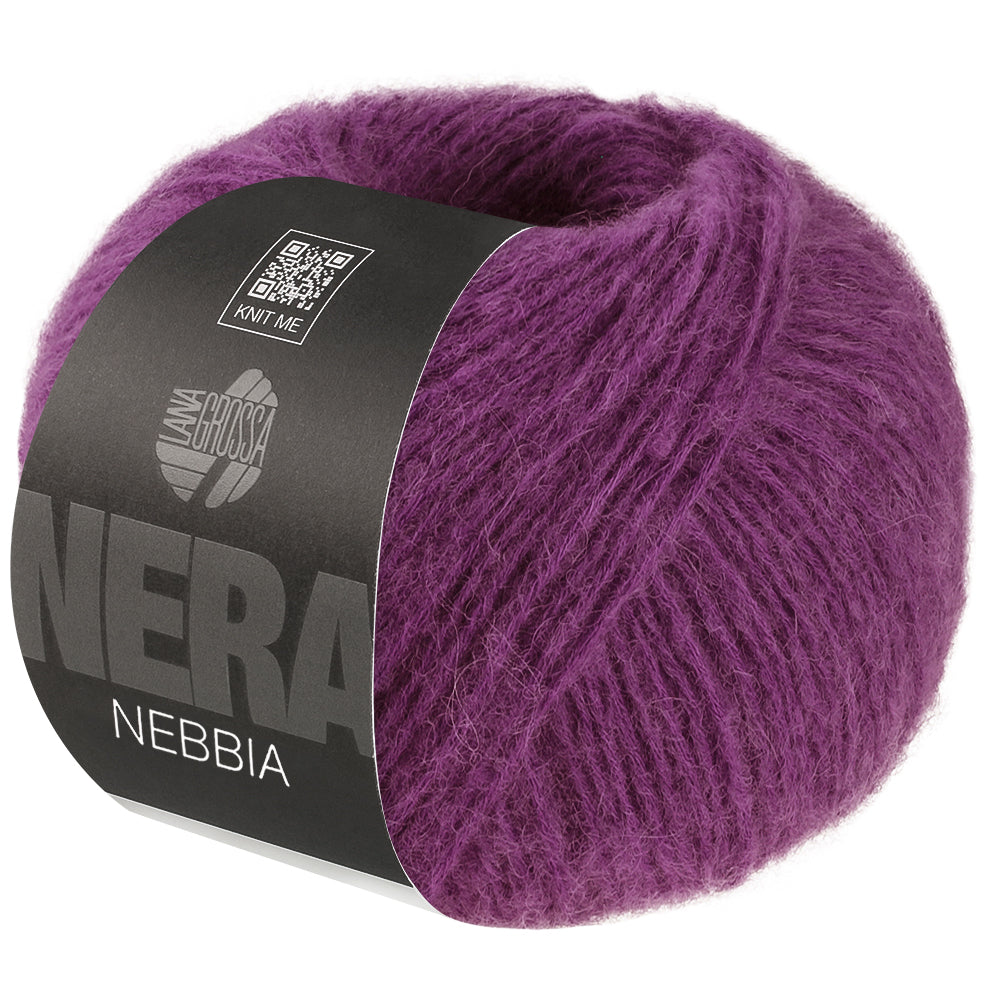Lana Grossa Nebbia 019 Donkerviolet - productfoto