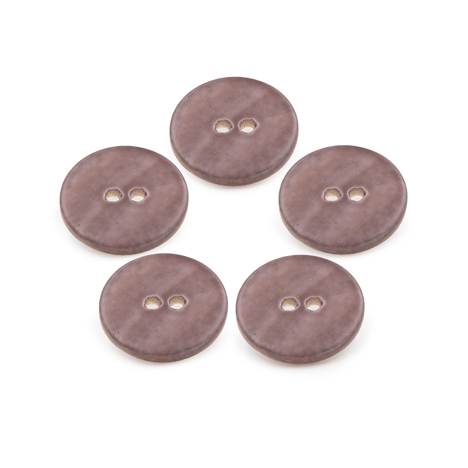 PPY Knopenset Parelmoer Chocolade